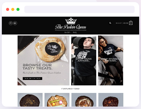 The Protein Queen website
